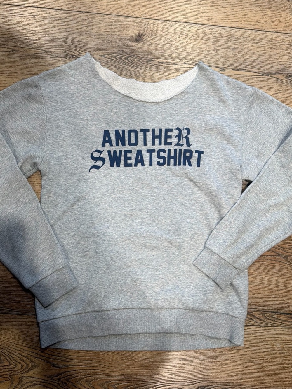 Gray 'Another Sweatshirt' Graphic Pullover
